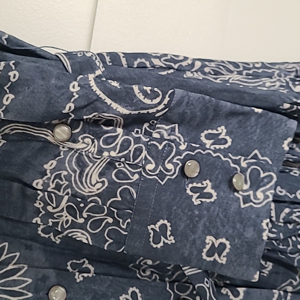 Golden Goose Paisley Bandana Print Long-Sleeve Maxi Dress - Picture 7 of 11